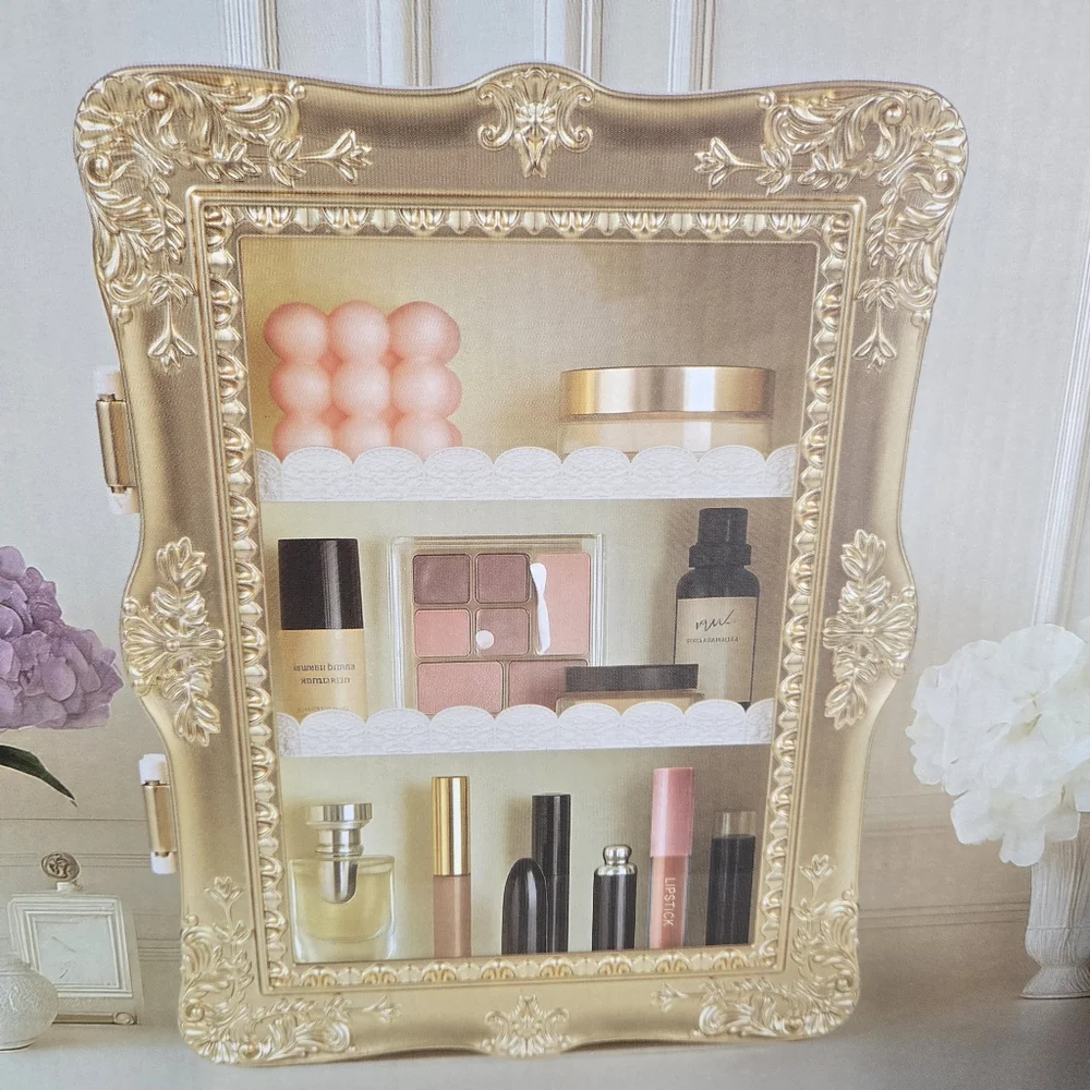 Gold Gilded Display Shelf Viral Tik Tok Shelf New In Box